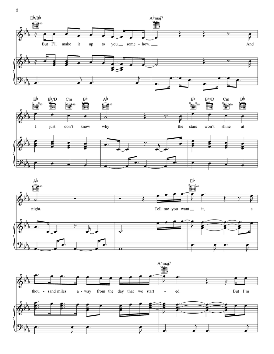 Still Piano, Vocal, Guitar scores gallery preview page 2