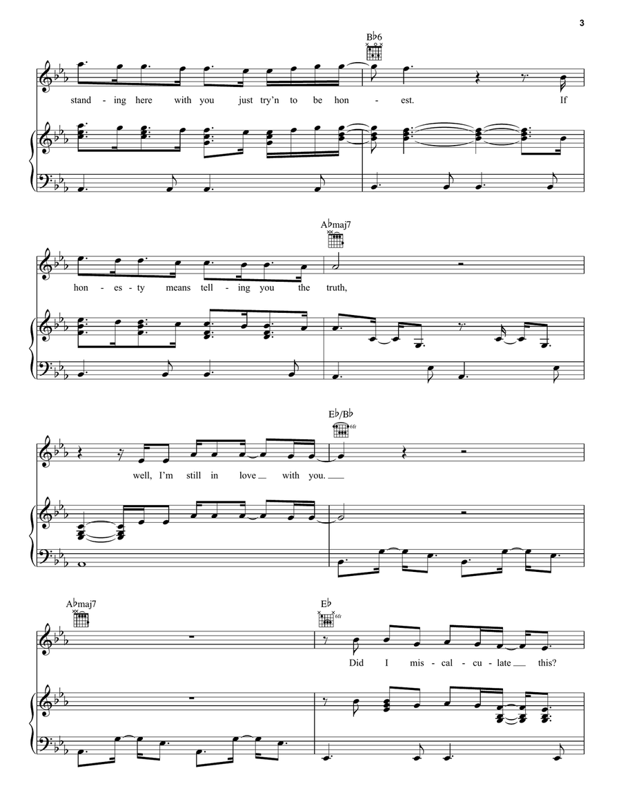 Still Piano, Vocal, Guitar scores gallery preview page 3