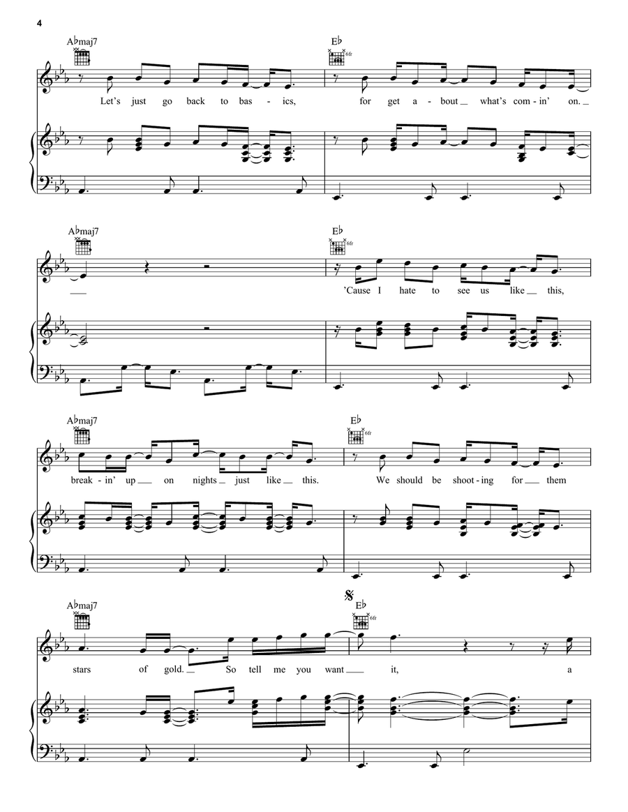 Still Piano, Vocal, Guitar scores gallery preview page 4