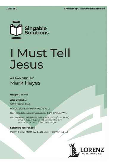 I Must Tell Jesus