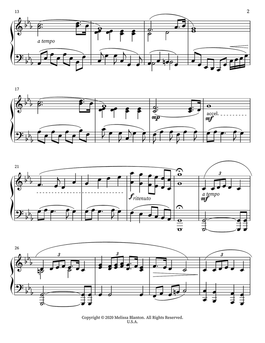 Thy Strong Word - arranged for Solo Piano Piano Solo scores gallery preview page 2