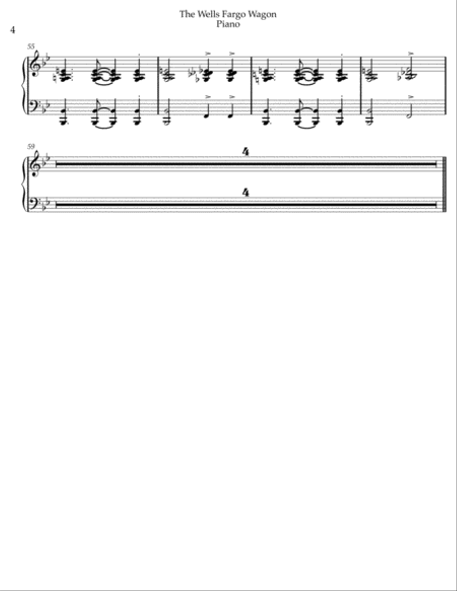 The Wells Fargo Wagon School and Community scores gallery preview page 4