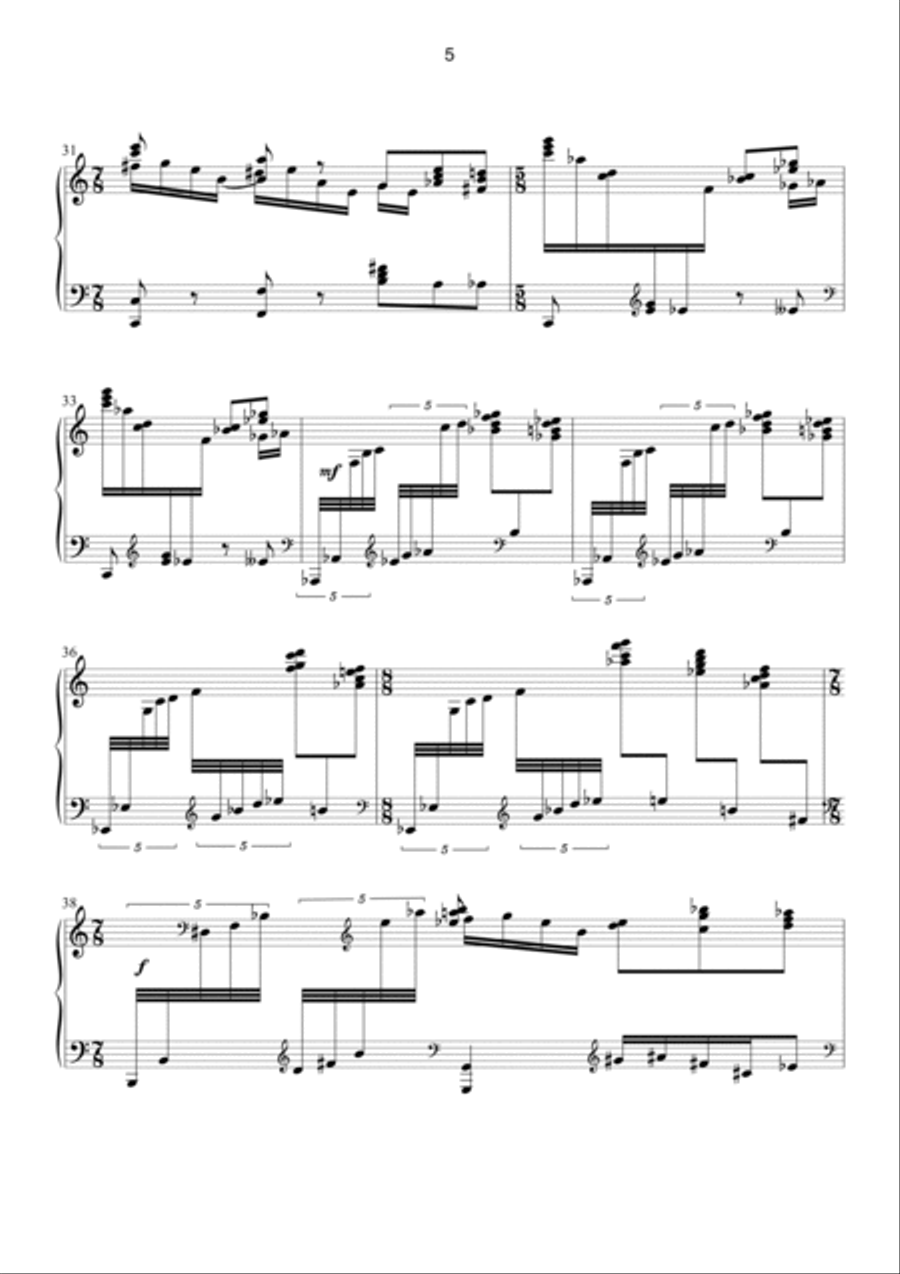 Drei Impromptus in C Piano Solo scores gallery preview page 5