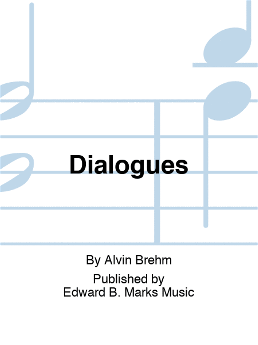 Dialogues Dialogues Score scores gallery preview page 1