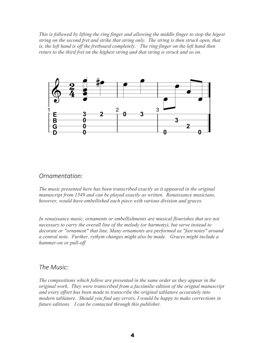 Miguel De Fuenllana Orphenica Lyra Three Songs and Six Fantasias from the Spanish Renaissance fo Miguel De Fuenllana Orphenica Lyra Three Songs and Six Fantasias from the Spanish Renaissance fo Ukulele scores gallery preview page 6