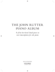 The John Rutter Piano Album