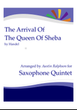 The Arrival of the Queen of Sheba - sax quintet mini preview