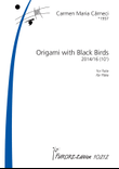 Origami with black birds