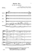 Shalom Rav (arr. Stephen Richards and William Dreskin)