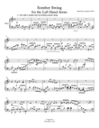 Somber Swing for the Left Hand Alone, op. 48, #1