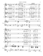 Early Autumn 4-Part scores gallery preview page 3