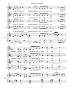 Early Autumn 4-Part scores gallery preview page 4