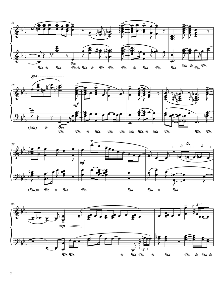 Put Your Head On My Shoulder Piano Solo scores gallery preview page 2