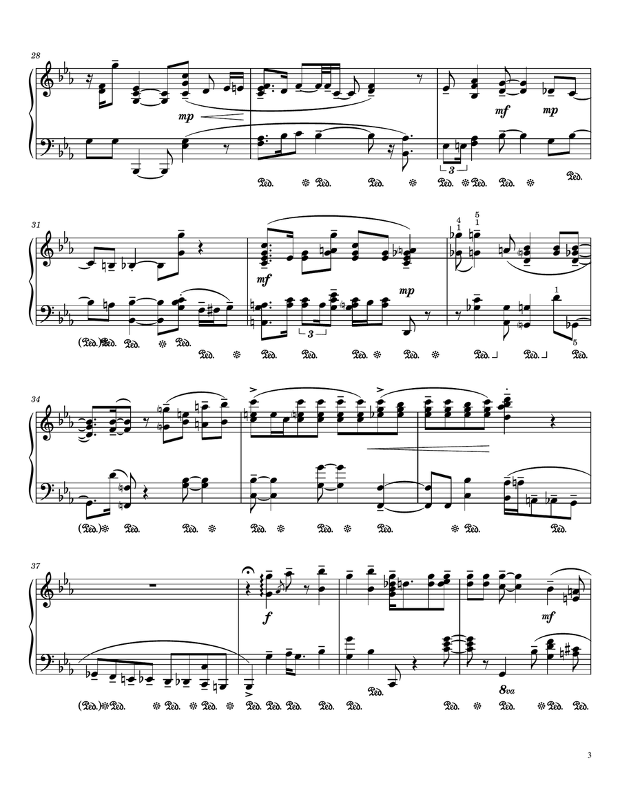 Put Your Head On My Shoulder Piano Solo scores gallery preview page 3