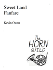 Sweet Land Fanfare