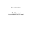 Blue pimpernel (arrangement for concert band)