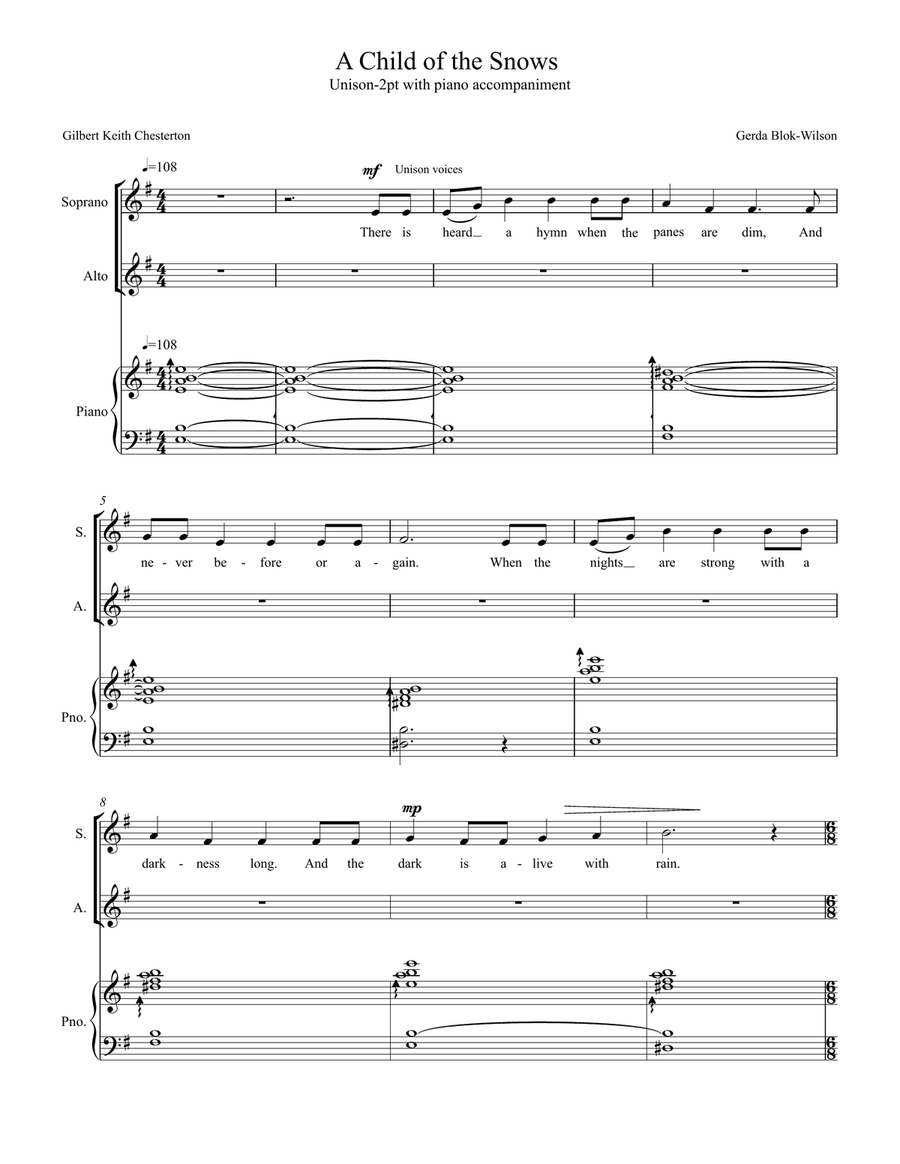 Child of the Snows Child of the Snows SA scores gallery preview page 2