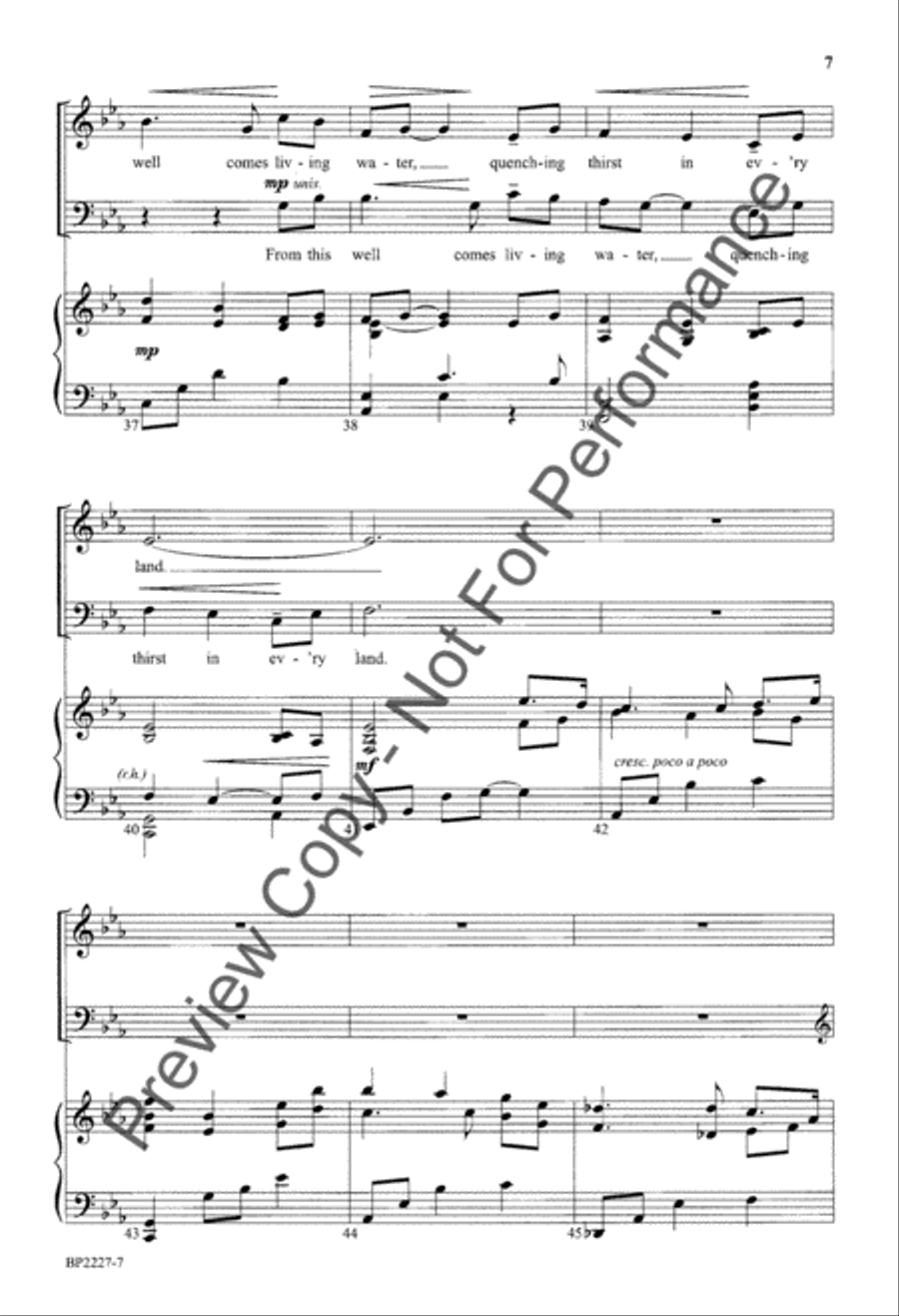 Praise the One Who Makes Us One 4-Part scores gallery preview page 7