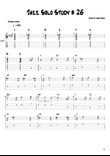 Jazz Solo Study # 26