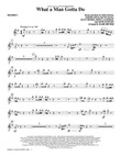 What a Man Gotta Do (arr. Mark Brymer) - Bb Trumpet 1