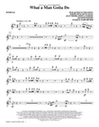 What a Man Gotta Do (arr. Mark Brymer) - Bb Tenor Saxophone