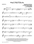What a Man Gotta Do (arr. Mark Brymer) - Baritone Sax