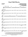 What a Man Gotta Do (arr. Mark Brymer) - Synthesizer