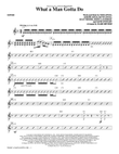What a Man Gotta Do (arr. Mark Brymer) - Guitar