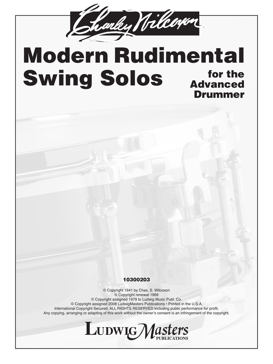 Modern Rudimental Swing Solos Percussion scores gallery preview page 3