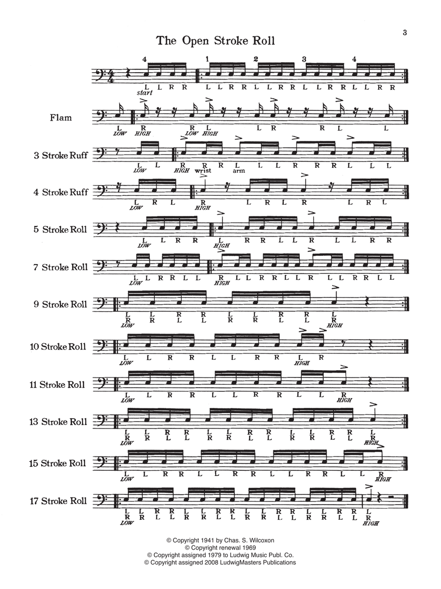 Modern Rudimental Swing Solos Percussion scores gallery preview page 5
