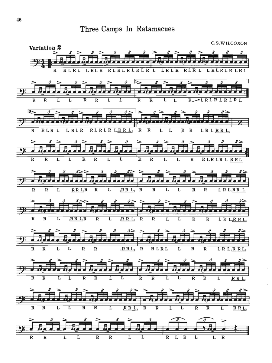 Modern Rudimental Swing Solos Percussion scores gallery preview page 7