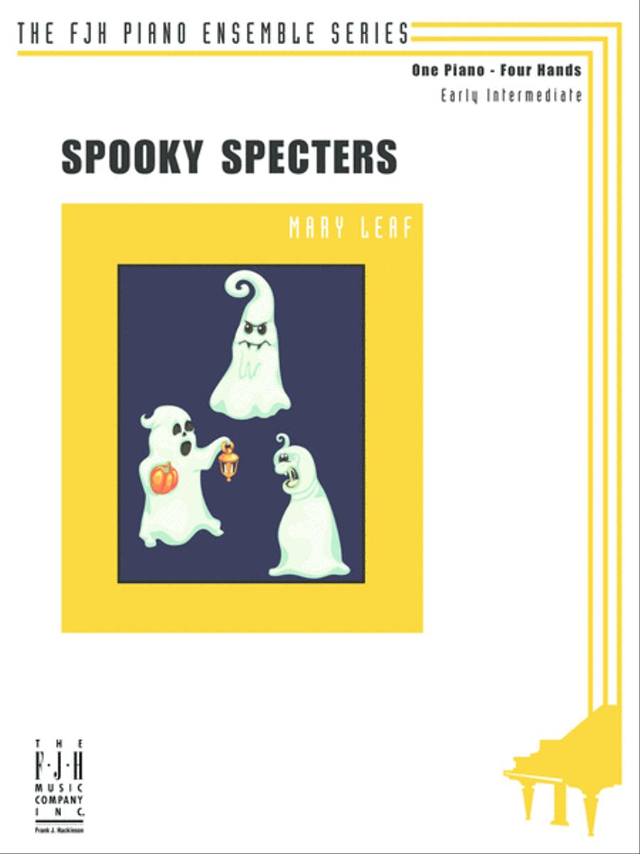 Spooky Specters Piano Solo scores gallery preview page 1
