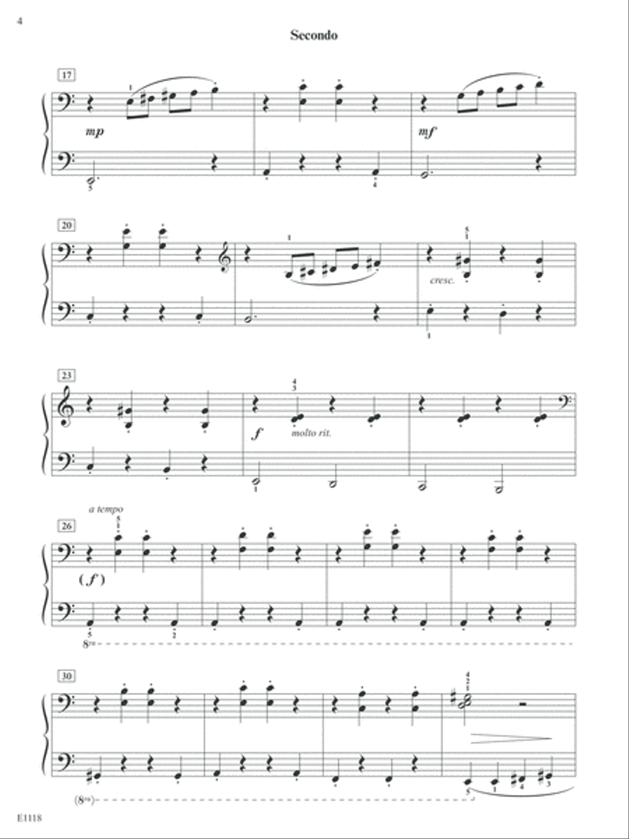 Spooky Specters Piano Solo scores gallery preview page 4