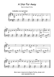 A Star Far Away (Piano solo)