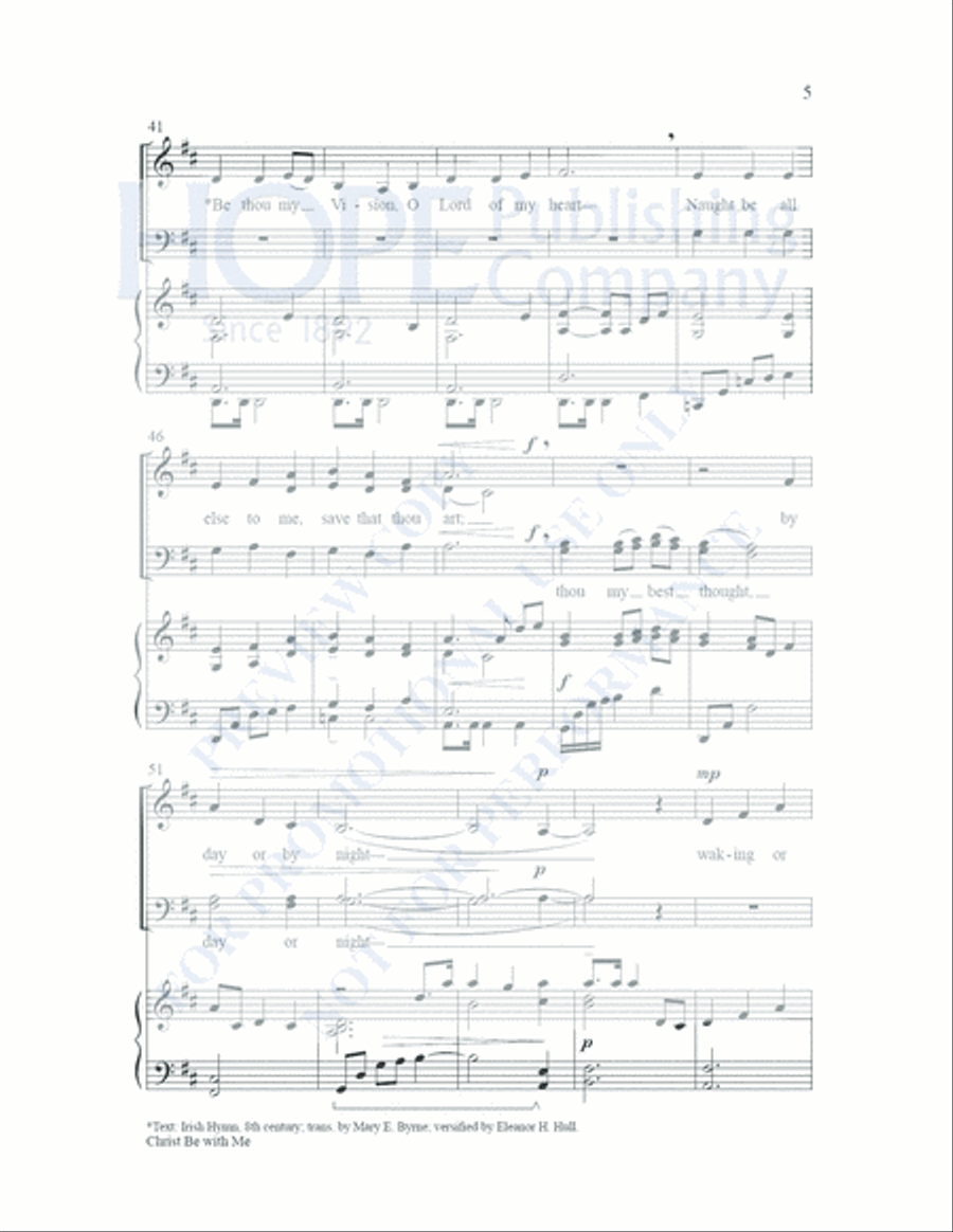 Christ Be with Me Christ Be with Me Choir scores gallery preview page 6