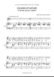 Colours of Nature - a Harvest song for Children
