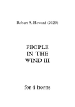 People in the Wind III (full playing score)