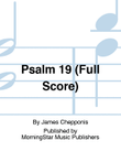 Psalm 19 (Full Score) mini preview