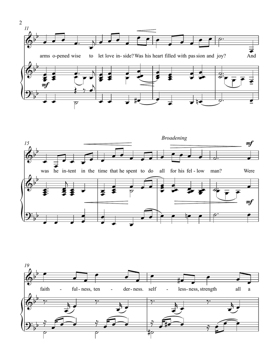 The Measure of A Man The Measure of A Man Soprano Voice scores gallery preview page 2