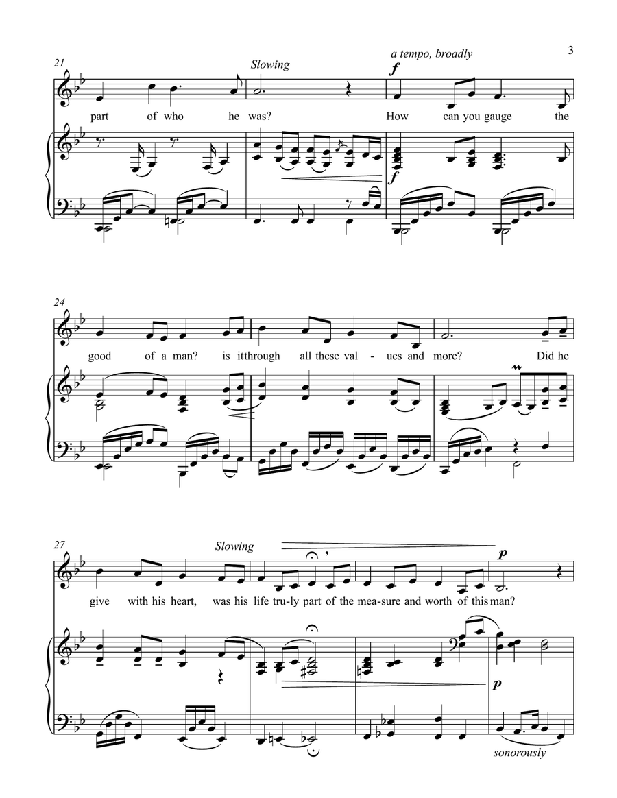 The Measure of A Man The Measure of A Man Soprano Voice scores gallery preview page 3