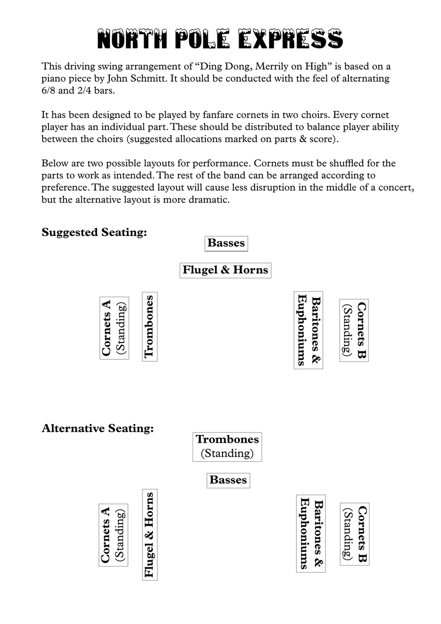 North Pole Express by David Holt Brass Band - Digital Sheet Music page 2