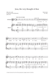 Jesu, the very thought of thee