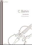 Bohm - Sarabande, 2nd violin accompaniment