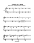 Fantasia in A minor