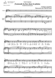 J'entends la-bas dans la plaine (E Major)