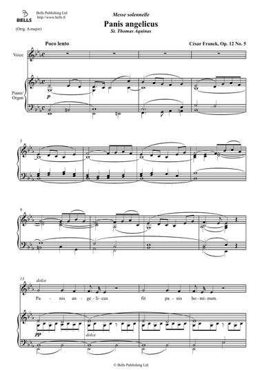 Panis Angelicus (E-flat Major)