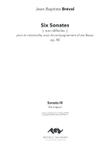 Sonata op. 40 no. 3 in G major for cello and basso
