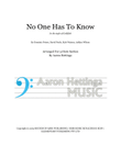 No One Has To Know