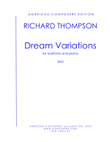 [ThompsonRO] Dream Variations (for Baritone)