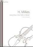 H. Millies - Concertino in the Style of Mozart, 2nd violin accompaniment